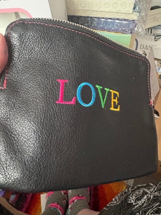 Roots Handbags - ROOTS LOVE leather clutch purse bag
